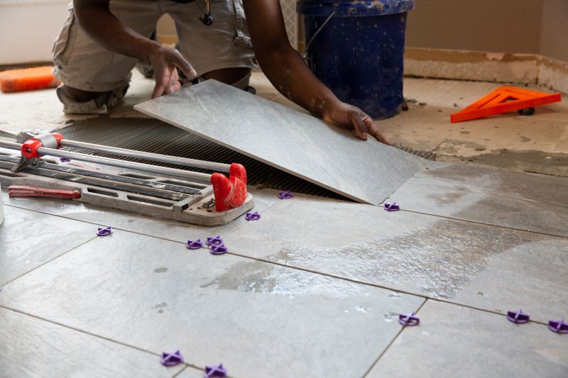 Skilled Tiling Process